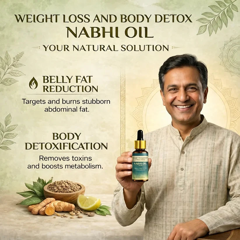 Weight Management and Body Detox Nabhi Oil | Buy 1 Get 1 Free