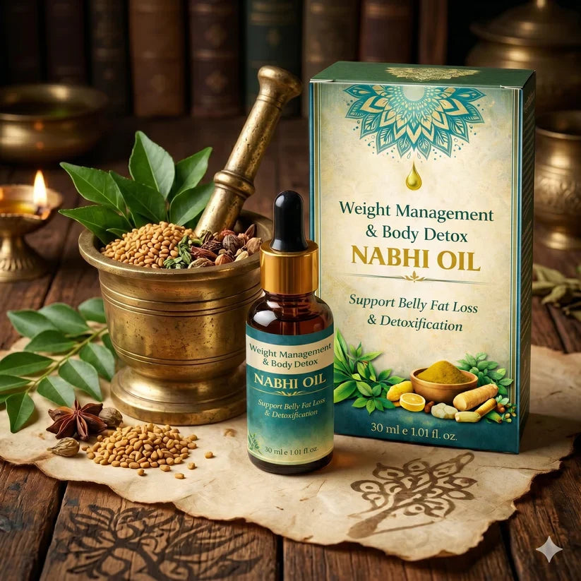 Weight Management and Body Detox Nabhi Oil | Buy 1 Get 1 Free